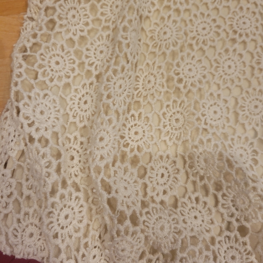 Miami Crochet Top A-Line Sleeveless Dress Size Small - Picture 3 of 8